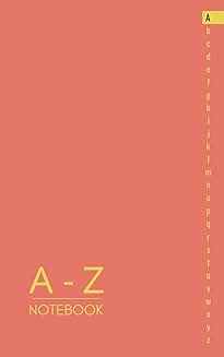Alphabetical Notebook with A to Z Tabs