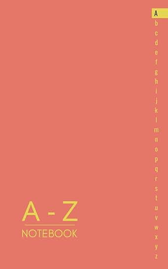 Alphabetical Notebook with A to Z Tabs