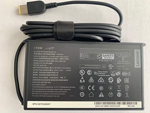 Genuine Slim 20V 8.5A 170W AC Adapter for ThinkPad P73