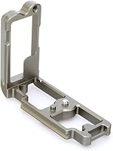 Metallic Slate Grey Camera L-Bracket for Landscape and Portrait Photography