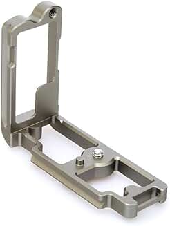 Metallic Slate Grey Camera L-Bracket for Landscape and Portrait Photography