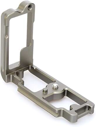 Metallic Slate Grey Camera L-Bracket for Landscape and Portrait Photography