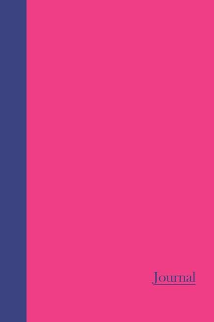 Pink and blue 6x9 graph journal