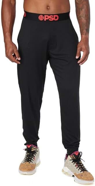 Men's Soft Lightweight Tapered Lounge Pants