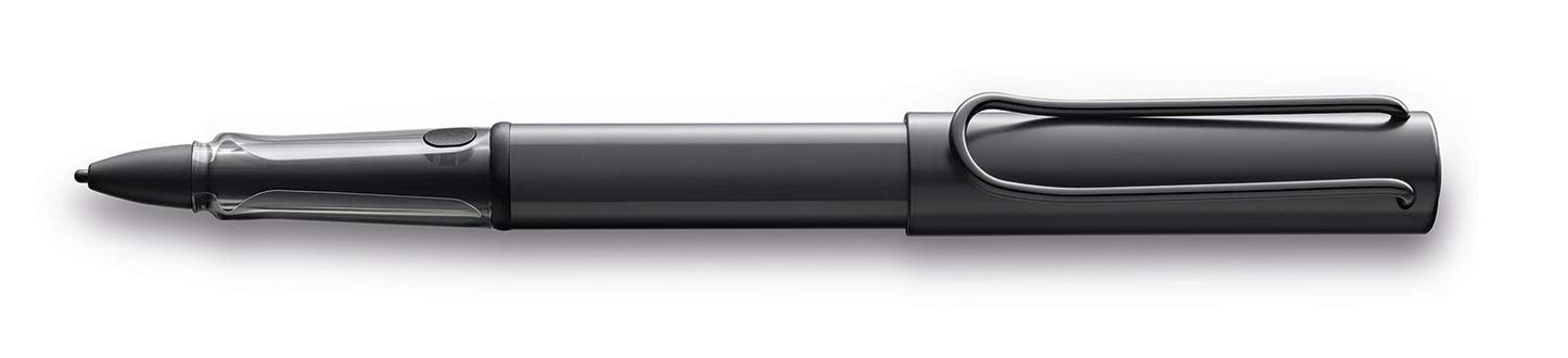 AL-Star Black EMR Stylus Digital Writing Instrument in Black Made of Aluminum, matt Black Anodized - Digital Input Pen for Tablets, Smartphones and notebooks