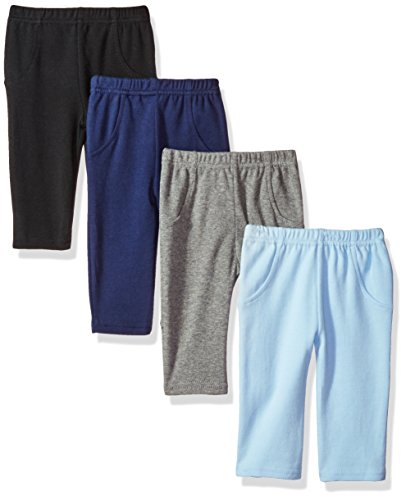 Unisex Baby Cotton Pants, Boy Solid, 3-6 Months