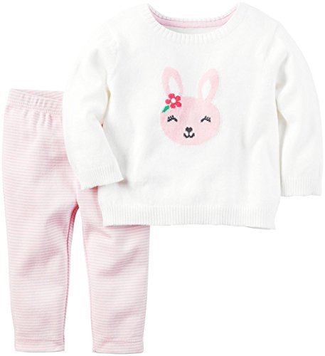 Baby Girls' Sweater Sets 121h209, White, 3 Months