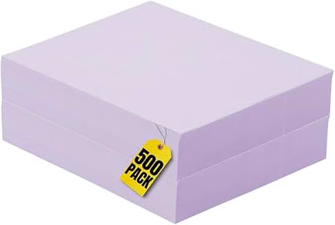 Orchid Colored Copy Paper, 8.5 x 11, 20lb, 500 Sheets