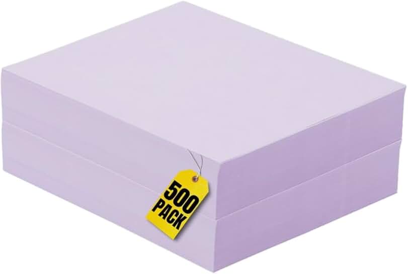 Orchid Colored Copy Paper, 8.5 x 11, 20lb, 500 Sheets