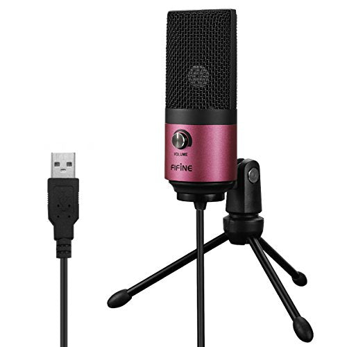 USB Podcast Condenser Microphone Recording On Laptop, No Need Sound Card Interface and Phantom Power-K669