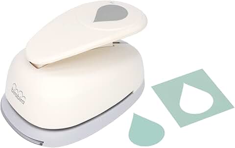 3.5 Inch Tear Drop Craft Punch for Scrapbooking