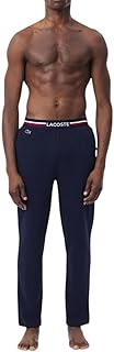 Men's Cotton Stretch Pajama Pants with Tricolor Waistband