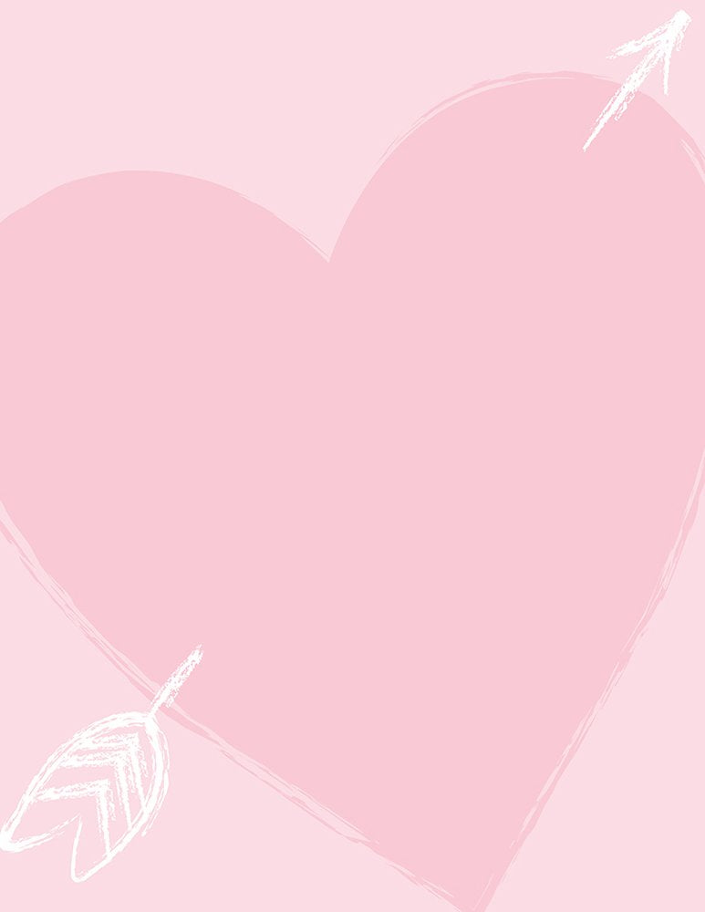 Heart of Love Letterhead, 8.5" x 11", 80 sheets