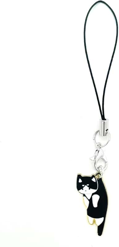 Cute Kawaii Phone Charm with Hanging Pendants