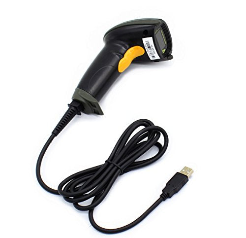 Wired USB Laser Barcode Scanner Handheld Black