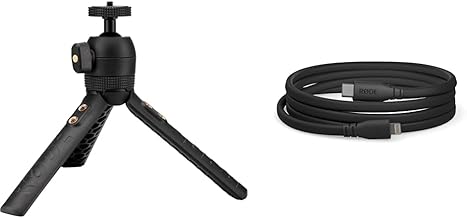 Tripod and USB-C to Lightning Cable Bundle