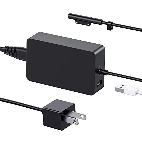Surface Pro Charger 65W for Surface Pro 3 to 7 with 6.6 ft cord