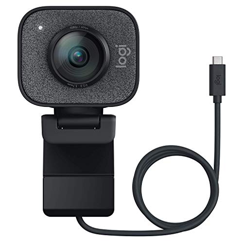 StreamCam Graphite 1080P HD 60fps Streaming Webcam (Renewed)