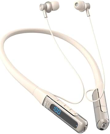 Wireless in-ear sports headphones with long battery life and noise reduction