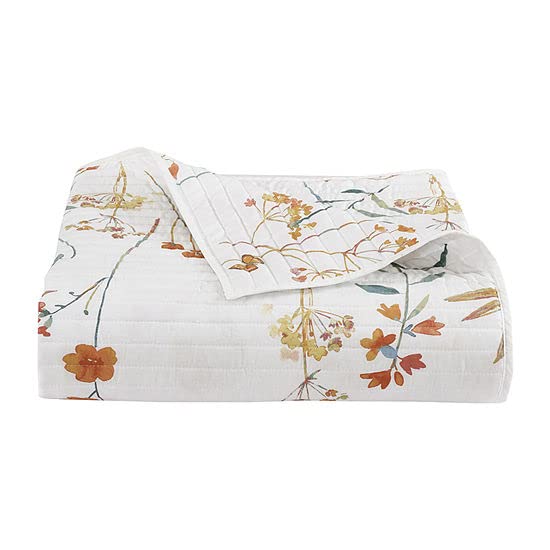 Bonnie Cal King Quilt, Coral, 108X94