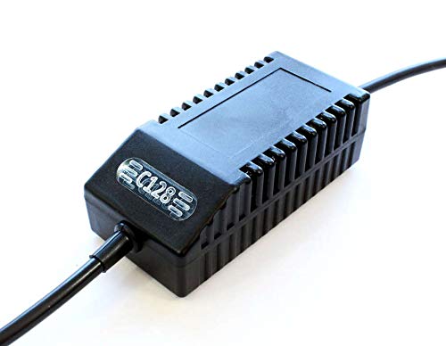 C128 PSU Modern Black US - Replacement Commodore 128 Power Supply, US Plug