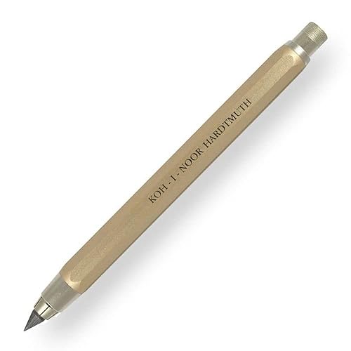 Gold 5.6mm Mechanical Clutch Lead Holder Pencil