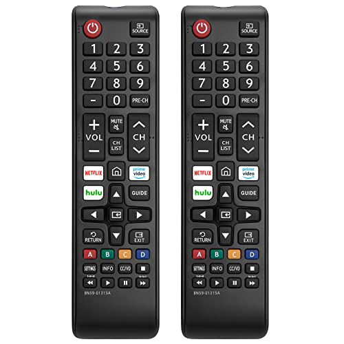 Pack of 2 universal remote controls for Samsung TVs