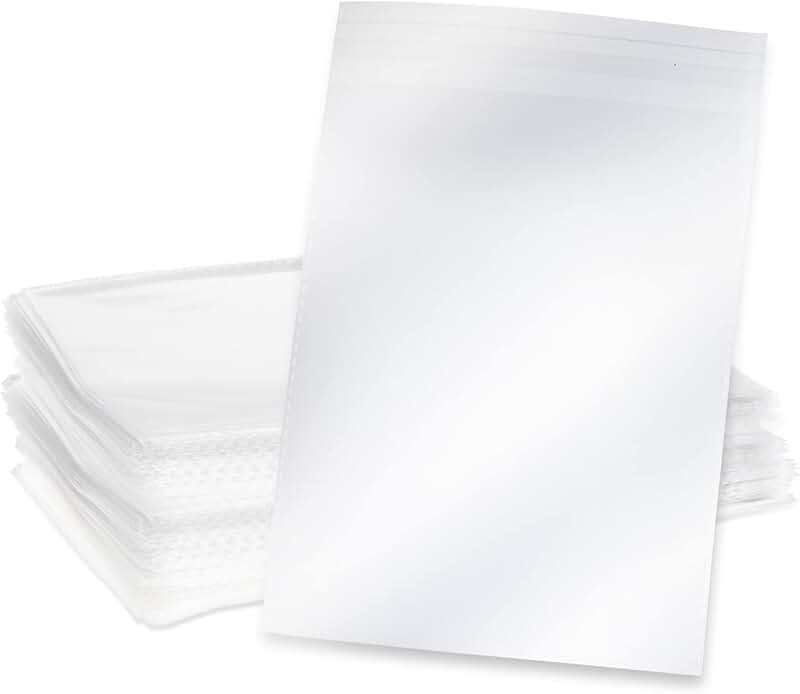 Clear card sleeves, 7.6 x 5.7 inches, 300 pack