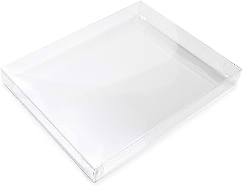 25 Clear Greeting Card Boxes for Storage and Packaging