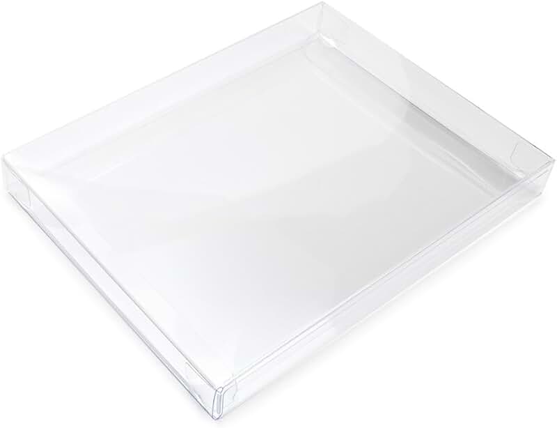 25 Clear Greeting Card Boxes for Storage and Packaging