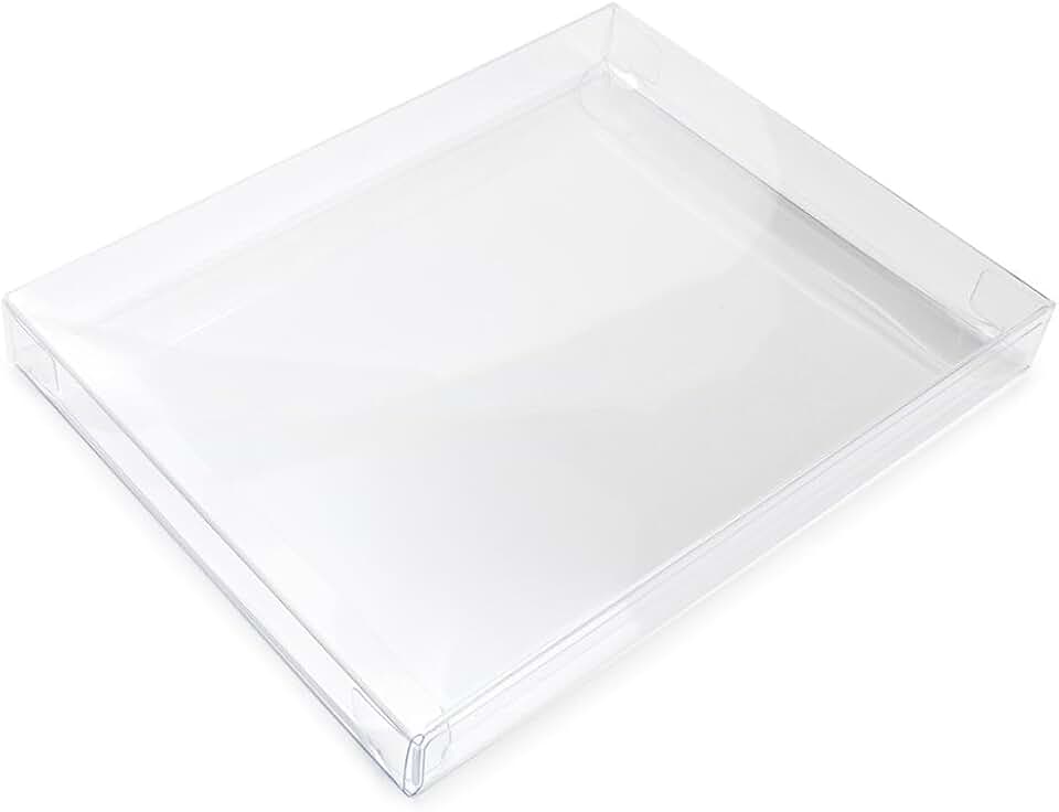 25 Clear Greeting Card Boxes for Storage and Packaging