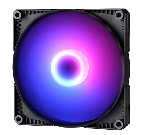 (PH-F140SK_DRGB_PWM) SK140 DRGB PWM Fan, 140mm Fan, high Airflow Nine-Blade Design, DRGB Lighting, Rubber dampening washers - Black