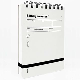 Set of 4 Spiral 100-Day Planners with Color Prints