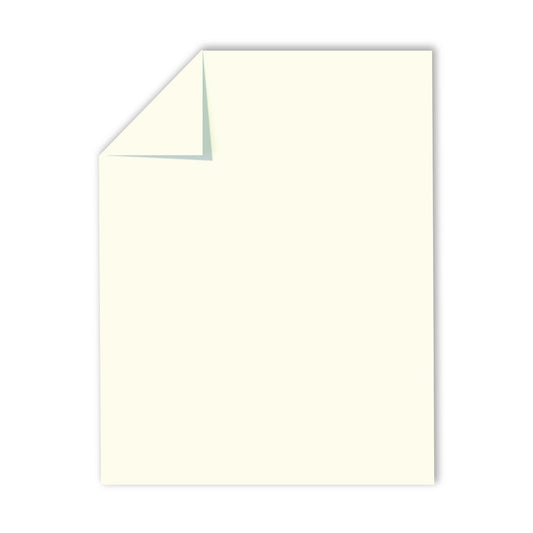 Ivory 8.5 x 11 inch 32 lb Cotton Business Paper, 250 Sheets