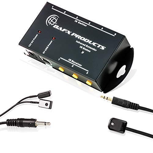 (Infrared) IR Remote Control Extender or IR Repeater Kit Control 1 to 8 Devices (Expandable to 12!)