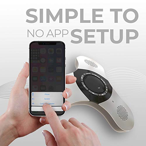 Bluetooth Conference Speaker with Microphone - Wireless Conference Call USB Speakerphone for Mobile Phone and Computer, High Sensitive Omnidirectional 360 with Noise Canceling Conference Room