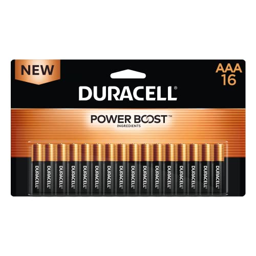 Coppertop AAA Batteries with Power Boost Ingredients, 16 Count Pack Triple A Battery with Long-lasting Power, Alkaline AAA Battery for Household and Office Devices