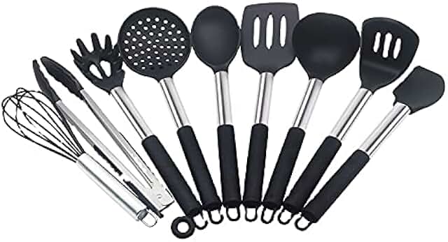 8-Piece Heat-Resistant Silicone Kitchen Utensil Set