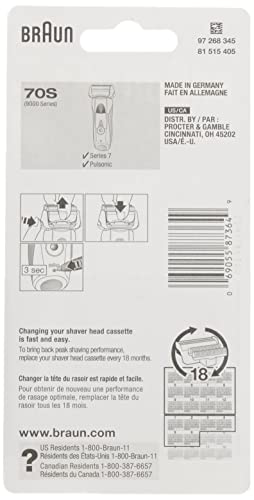 Series 7 70S Electric Shaver Head Replacement Cassette - Silver