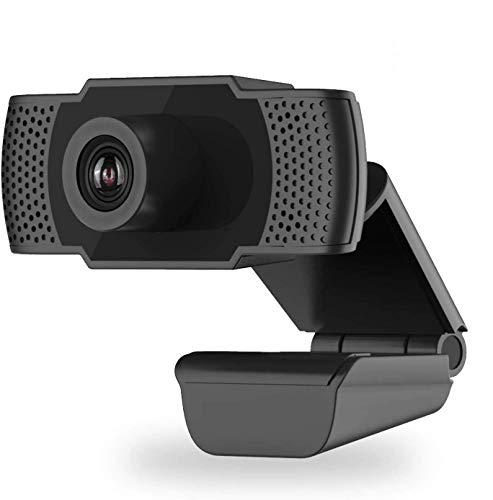 2020 [Upgraded] 1080P HD Webcam with Microphone, Laptop Desktop PC Web Camera 2MP, 30fps, USB Plug and Play Video Computer Camera for Live Streaming, Gaming, Calling and Conferencing (Black)