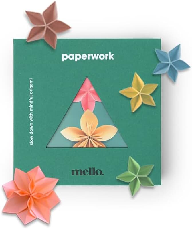 Origami Paper Folding and Flower Making Kit