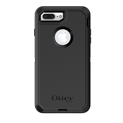 DEFENDER SERIES Case for iPhone 8 Plus & iPhone 7 Plus (ONLY) - Frustration Free Packaging - BLACK