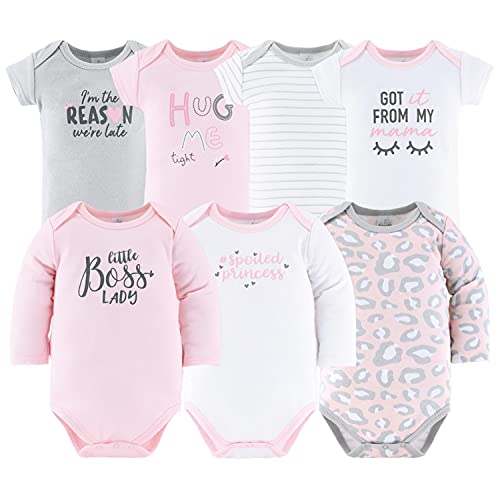 Layette Gift Set for Baby Girls | 23 Piece   Girl Clothes & Accessories Set | Fits  s to 3 Months | Pink Cheetah Animal Print