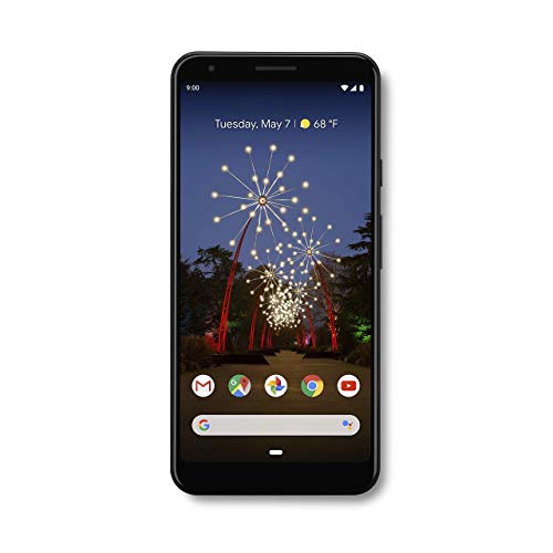 '- Pixel 3a X-Large with 64GB Memory Cell Phone (Unlocked) - Just Black (G020C)