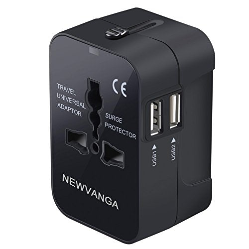 Universal Travel Adapter with Dual USB Ports
