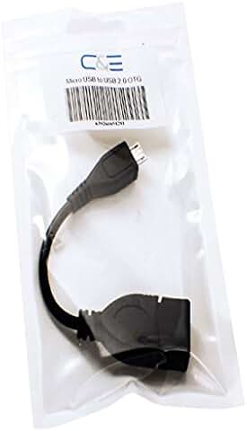 Micro USB to USB OTG Adapter Cable, 2-Pack