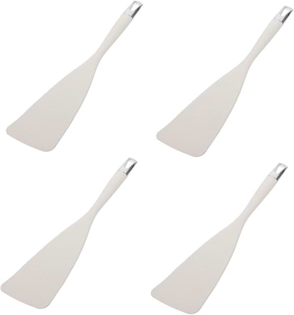 4-Piece Silicone Spatula Set for Cooking and Frying