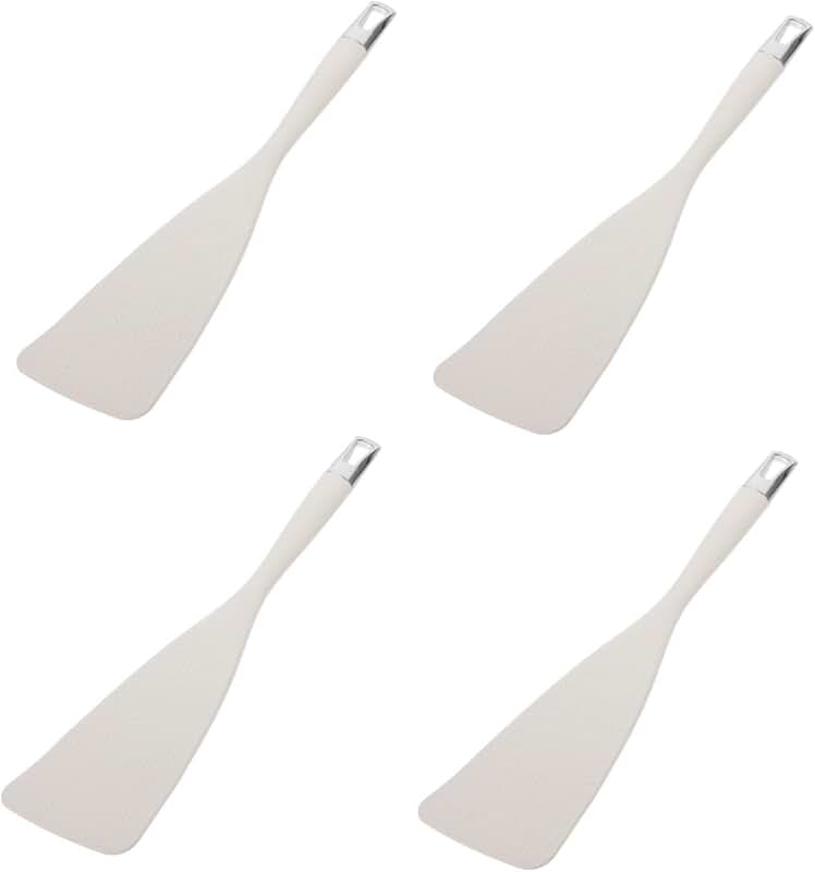 4-Piece Silicone Spatula Set for Cooking and Frying