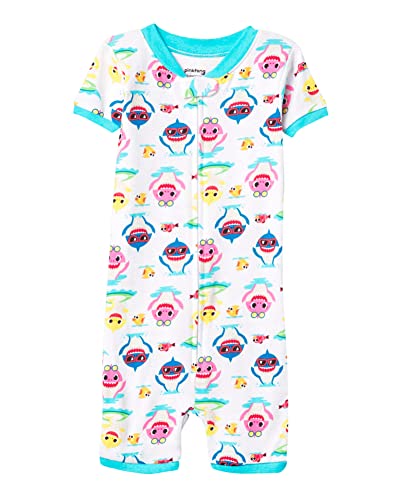 Boys' Little Baby Shark Pajamas, Water Fun, 2T