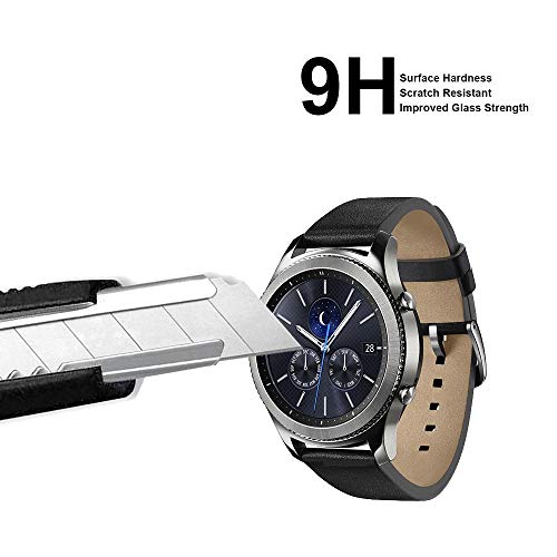 (3 Pack) Designed for Samsung Galaxy Watch 5 (40mm) / Galaxy Watch 4 (40mm) Tempered Glass Screen Protector, Anti Scratch, Bubble Free